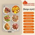 Rollable Food Warming Mat, 10s Fast Far Infrared Heating, Intelligent Timing, Anti-scald Insulation Pad, Home Meal Warmer